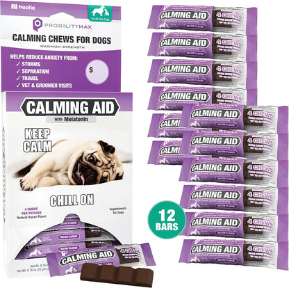 Progility Calming Aid with Melatonin for Dogs, Stress & Situational Support | 90 Soft Chews, Supports Calm Behavior for Storms, Fireworks, Travel, Vet Visits, Easy to Serve Daily Supplement7