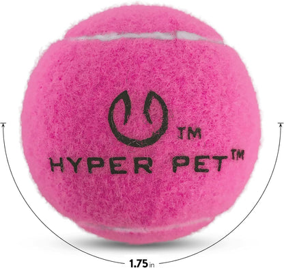 Hyper Pet Mini Extra Small Tennis Balls for Dogs, 1.75 Inch, 4 Pack, Pink | Safe Interactive Playthings for Exercise and Training, Works with the K9 Kannon Launcher, Keeps Little Pups Active Daily2