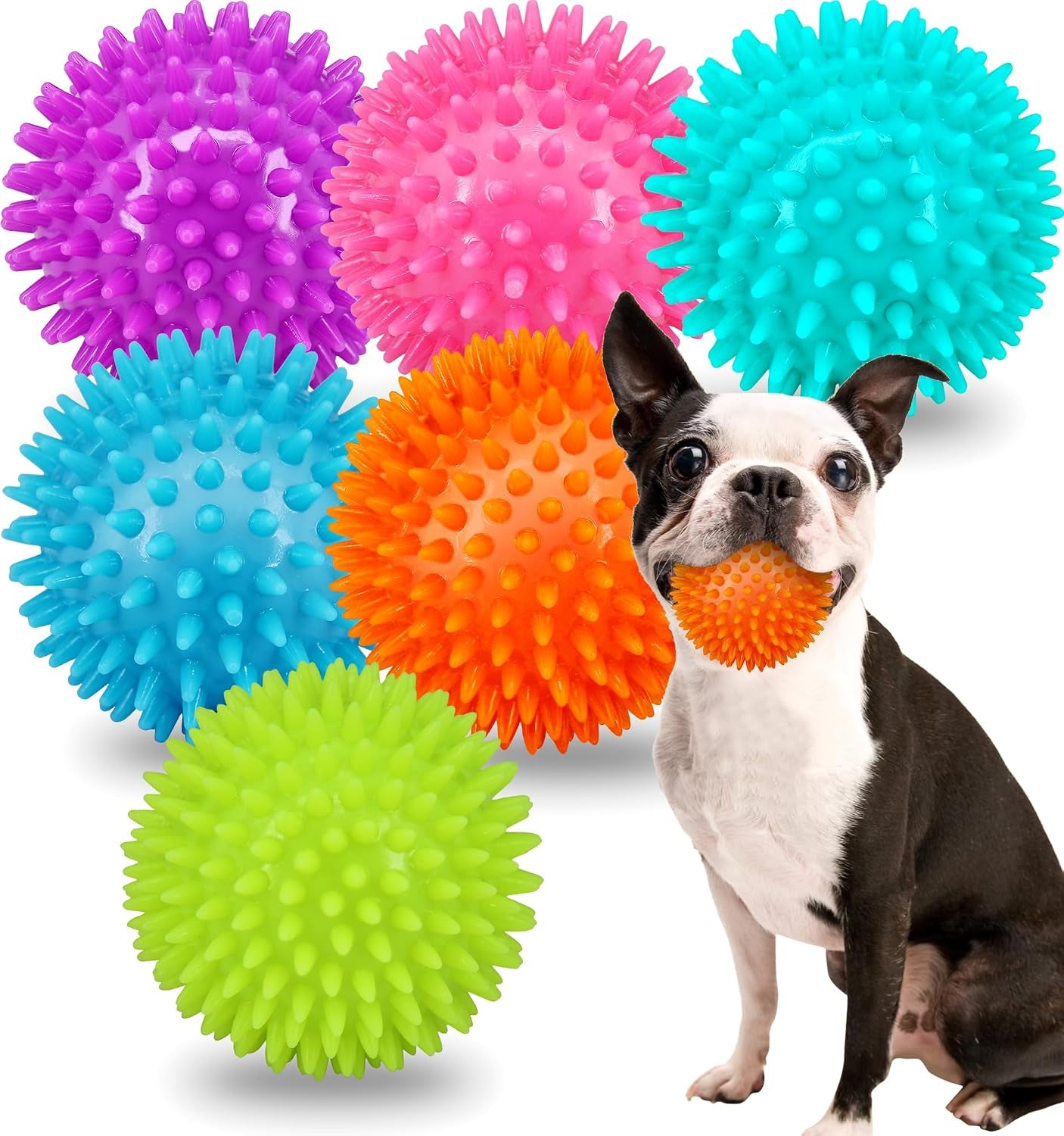pweituoet-2-5-squeaky-dog-balls-for-small-medium-dogs-6-pack-small-dog-chew-toys-with-spike-puppy-toys-for-teeth-cleaning-and-training-green-6-pack