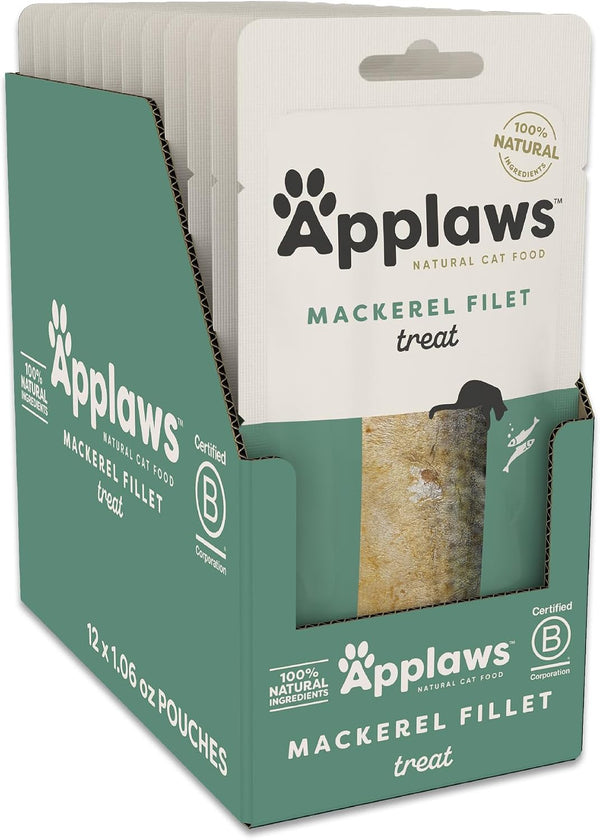 Applaws Whole Tuna Loin Grain Free Cat Treats 12-Pack 1.06 Oz | 100% Natural, High Quality, Single Ingredient, Grain Free, High Protein, Freeze Dried, No Fillers, No Artificial Additives10