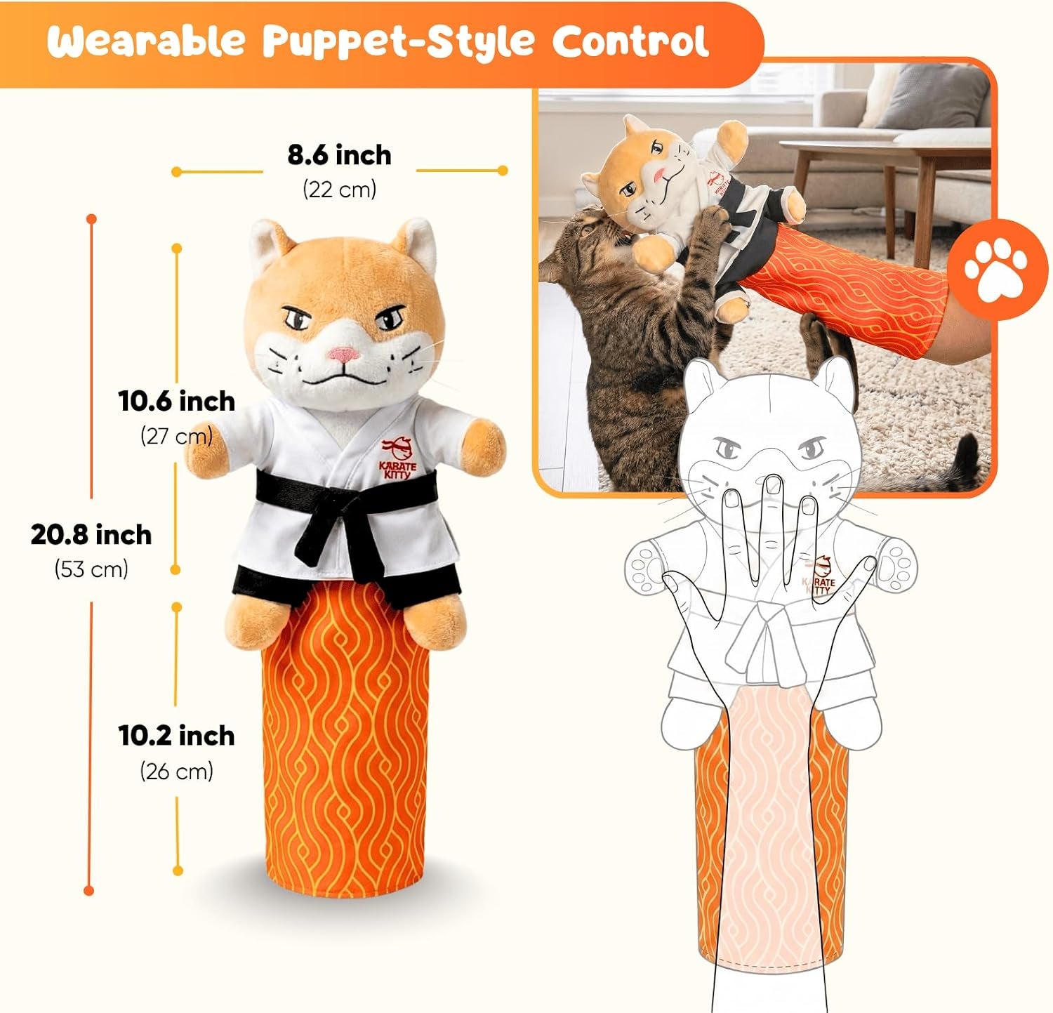 karate-kitty-cat-wrestling-glove-puppet-toy-with-arm-sleeve-interactive-boxing-cat-toy-with-arm-sleeve-puppet-style-motion-crinkle-ears-and-catnip-pocket-for-active-indoor-play