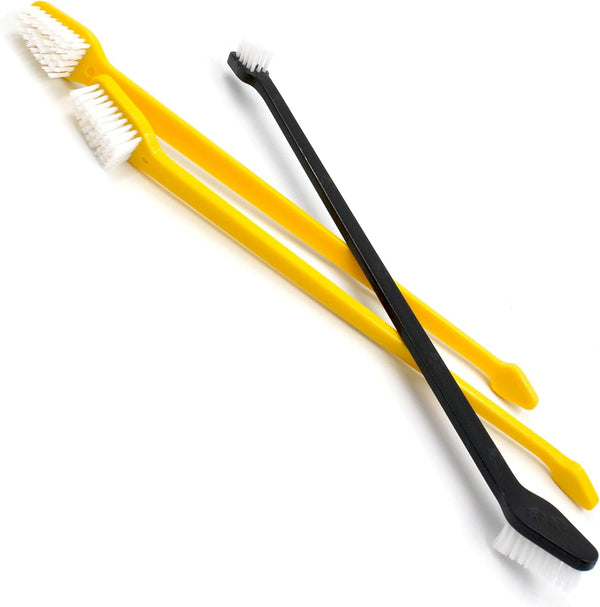 Pet Republique Dog Toothbrush Set of 6 – Dual Headed Dental Hygiene Brushes for Small to Large Dogs, Cats, and Most Pets6