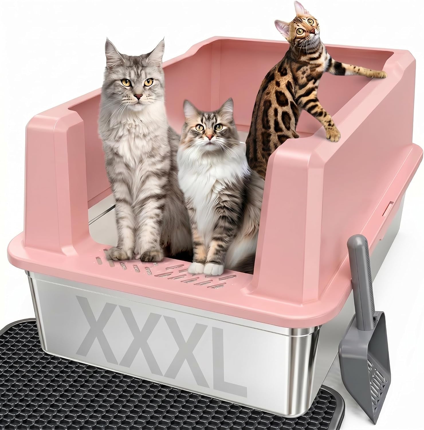 extra-large-xxl-stainless-steel-cat-litter-box-with-lid-26-l-x-18-w-x-12-h-metal-litter-box-with-hight-sides-for-big-cats-multiple-cats-never-absorbs-odors-anti-urine-leakage-easy-cleaning