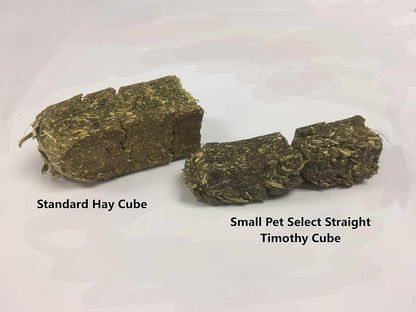 Small Pet Select - Straight Timothy Hay Cubes - 100% All Natural Timothy Hay, Not Blended - Delivered Fresh, Guarantee, (5 Lb) | 100% Natural Timothy, Not Blended, Delivered Fresh, Compressed Forage, for Chinchillas, Bunnies & Small Pets7