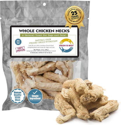 Fresh Is Best Freeze Dried Dog Treats - Raw Freeze Dried Chicken Breast for Dogs & Cats - Healthy Dog Training Treats in Resealable Zipper Bag - High-Protein Single Ingredient - Made in the USA12