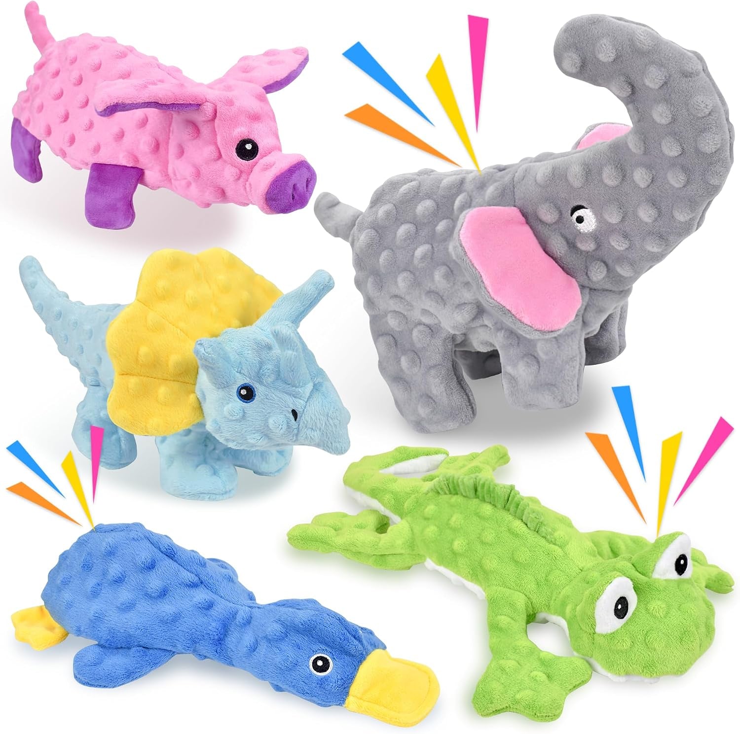 lechong-5-pack-tough-dog-toys-stuffed-squeaky-dog-toys-assortment-plush-animal-dog-toy-value-bundle-puppy-pet-dog-toys-for-small-medium-large-dogs