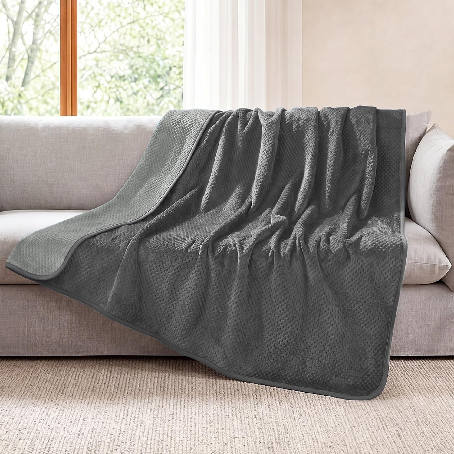 luciphia-waterproof-blanket-for-large-dog-ultra-soft-calming-pet-throw-reversible-warm-fleece-durable-furniture-crate-couch-bed-cover-protector-machine-washable-leakproof-beige-l-65x57