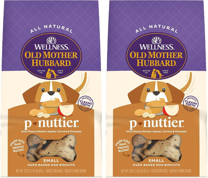 Old Mother Hubbard Wellness P-Nuttier Dog Biscuits, Natural, Training Treats, Peanut Butter Flavor, Mini Size, (20 Ounce Bag)32