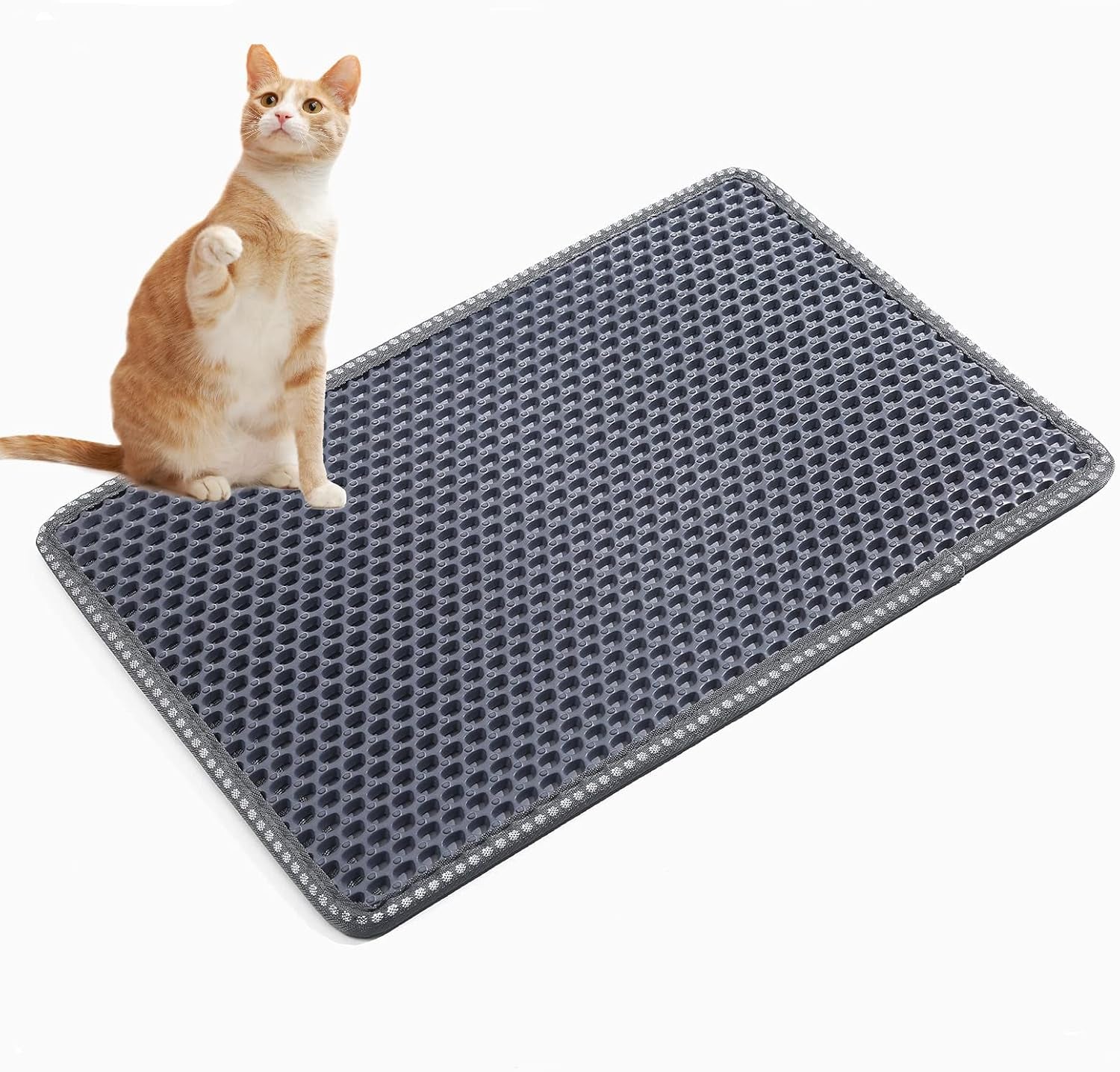 cat-litter-mat-21-x-14-inch-double-layer-eva-honeycomb-kitty-litter-trapping-mat-waterproof-urine-proof-non-slip-litter-box-floor-pad-easy-to-clean-scatter-control-mat-grey