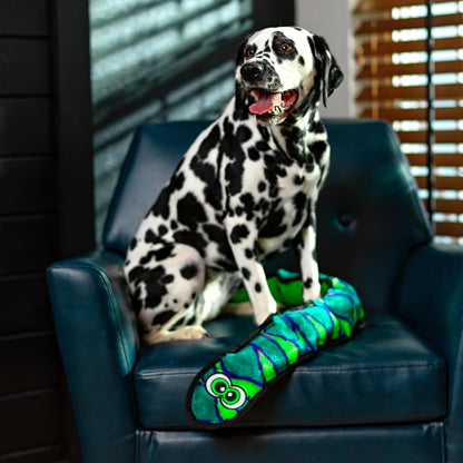 Outward Hound Durablez Snake – Squeaky Plush Dog Toy, No Stuffing for Less Mess, Interactive & Tough, 6 Jumbo Squeakers, Puppies & Dogs, X-Large, 40"5