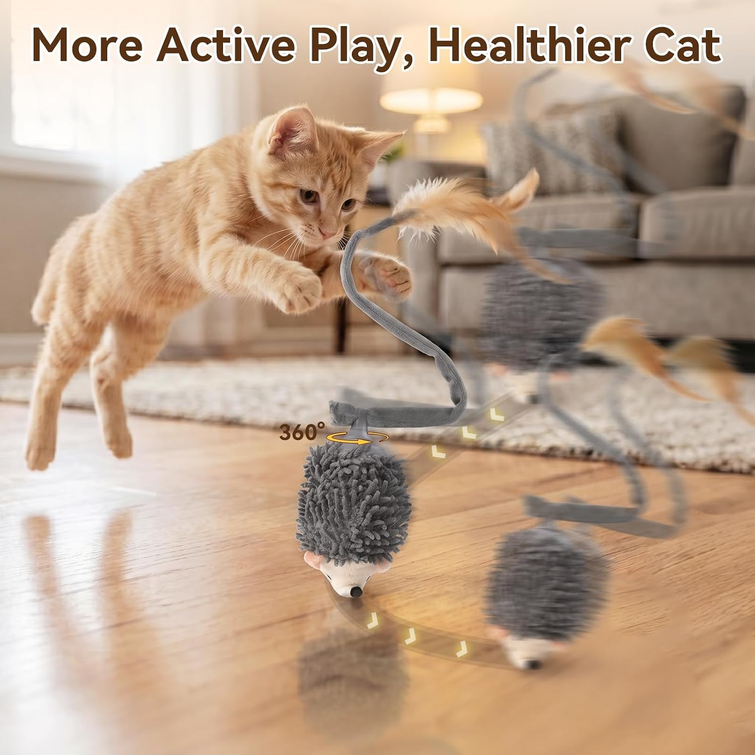 migipaws-interactive-hedgehog-cat-toy-360-rolling-spin-with-soft-plush-tail-for-indoor-cats-smart-motion-sensor-realistic-squeak-rechargeable-plush-kitten-toy-grey