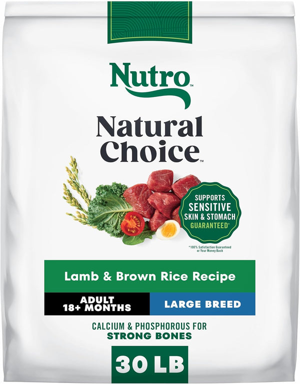 Nutro Natural Choice Large Breed Adult Dry Dog Food, Chicken & Rice, 30 Lb | Real Chicken #1 Ingredient, Non-Gmo, Made in USA, No Corn, Wheat, Soy, Supports Joints, Digestion, Immunity, Skin & Coat13