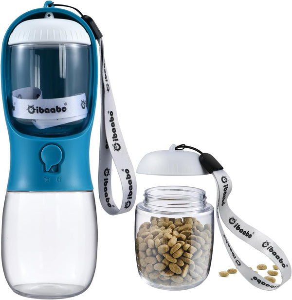 Cibaabo Dog Water Bottle Portable with Food Container & Filter for Travel | Feeding & Hydration | Travel Water Bowl | Portable Pet Dispenser | Dog Gifts | Puppy Essentials | for Hiking Camping Beach9