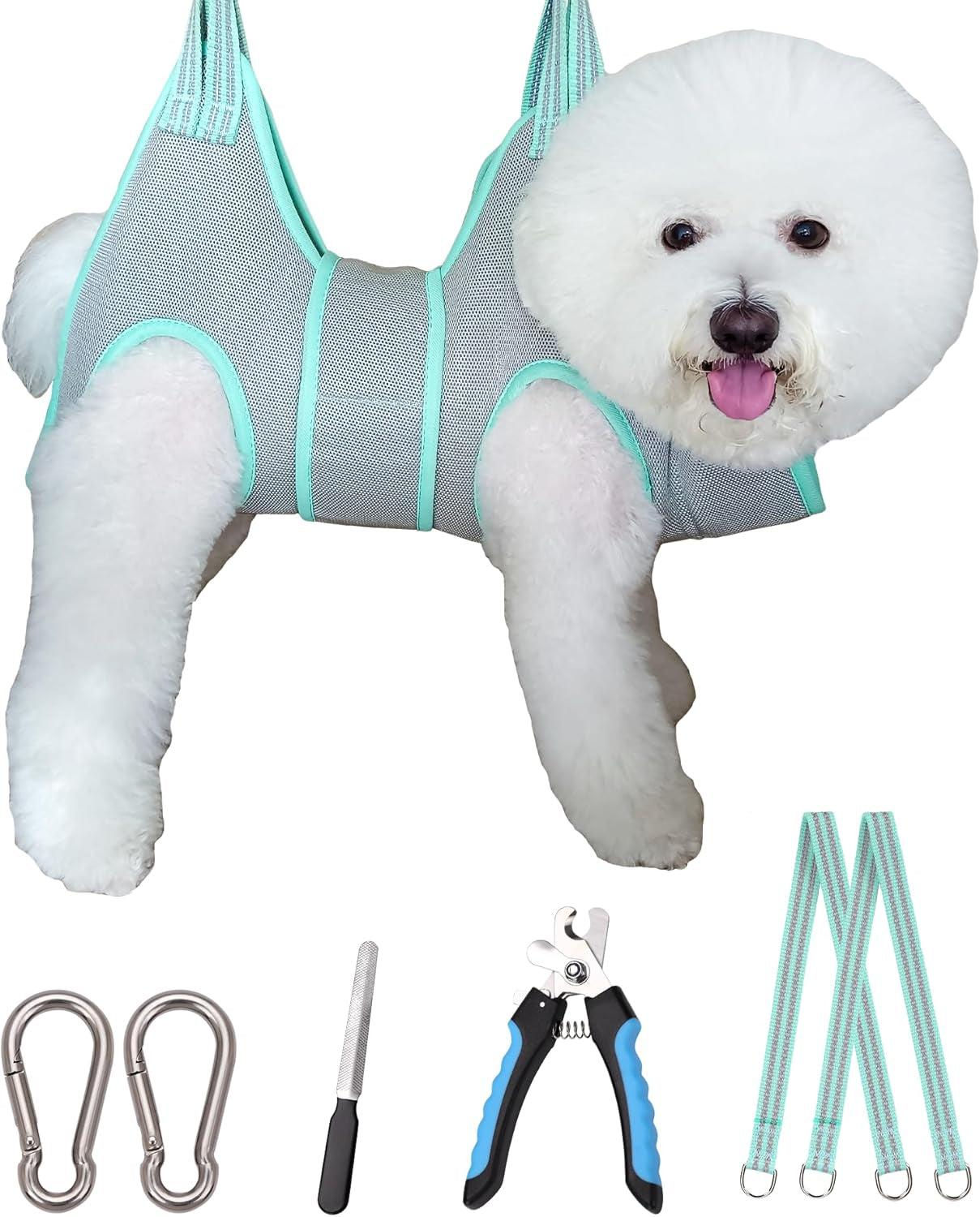 kkiimatt-dog-grooming-hammock-harness-small-dog-groming-sling-gray-dog-hanging-harness-for-nail-trimming-dog-nail-clipping-hanger-restraint-holder