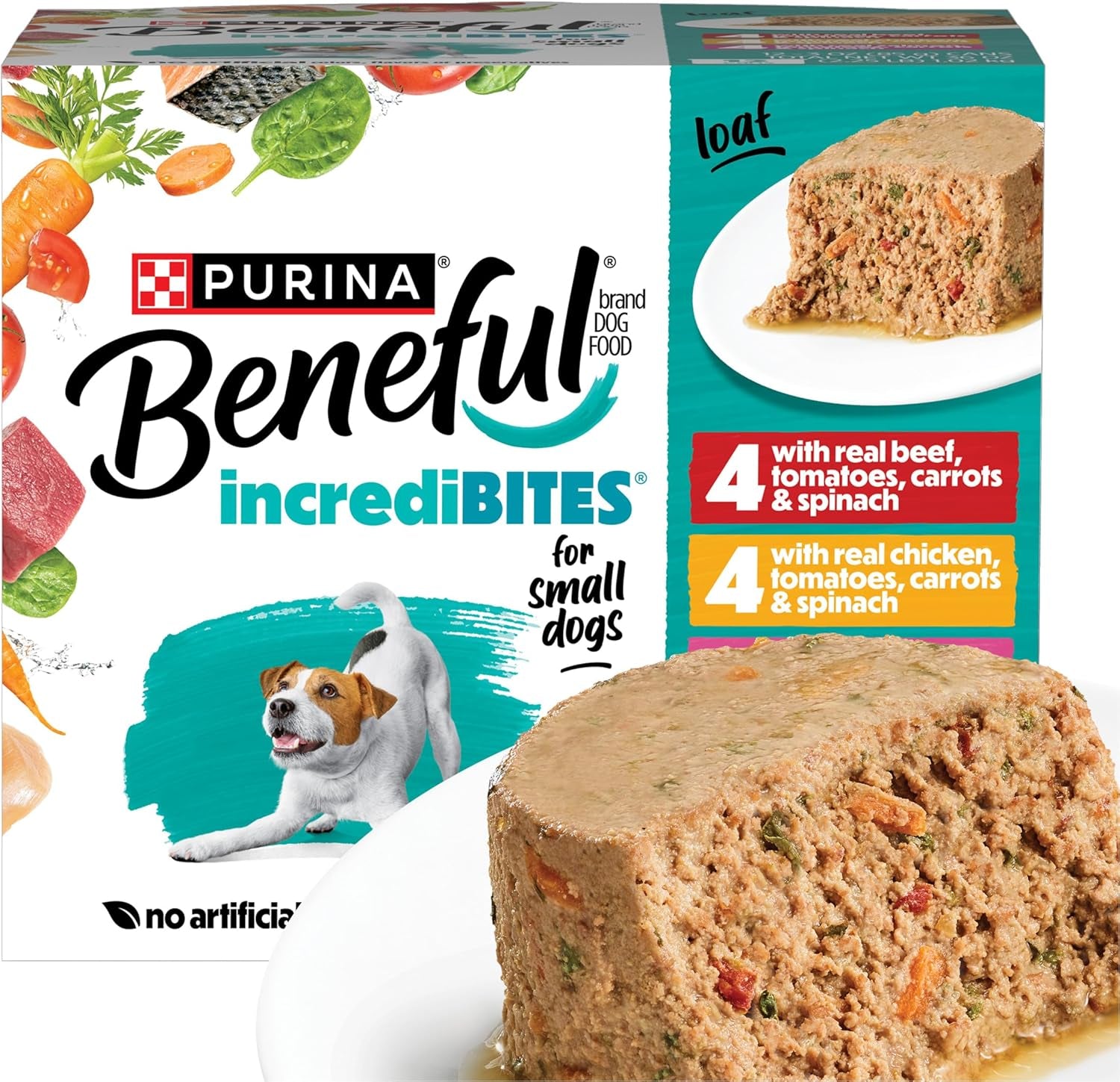 purina-beneful-small-breed-wet-dog-food-variety-pack-incredibites-loaf-chicken-beef-and-salmon-flavors-2-packs-of-12-3-oz-cans