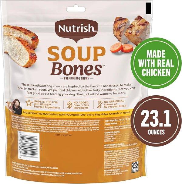 Nutrish Soup Bones Chicken Dog Chews, 23.1 Oz. Bag, 11 Treats (Rachael Ray)3