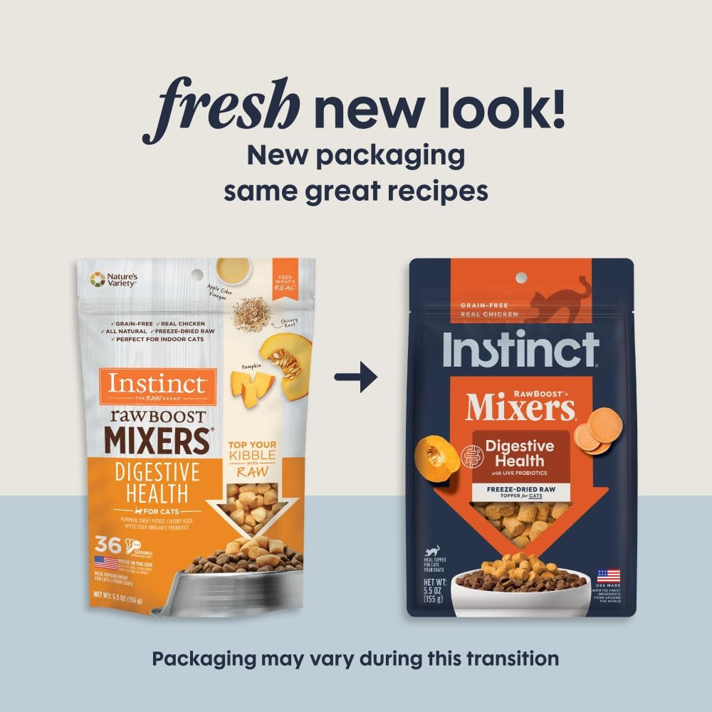 instinct-freeze-dried-mixers-cat-food-toppers-digestive-health-5-5-oz-freeze-dried-raw-meal-topper-or-treat-functional-whole-foods-fiber-and-probiotics-for-gut-support