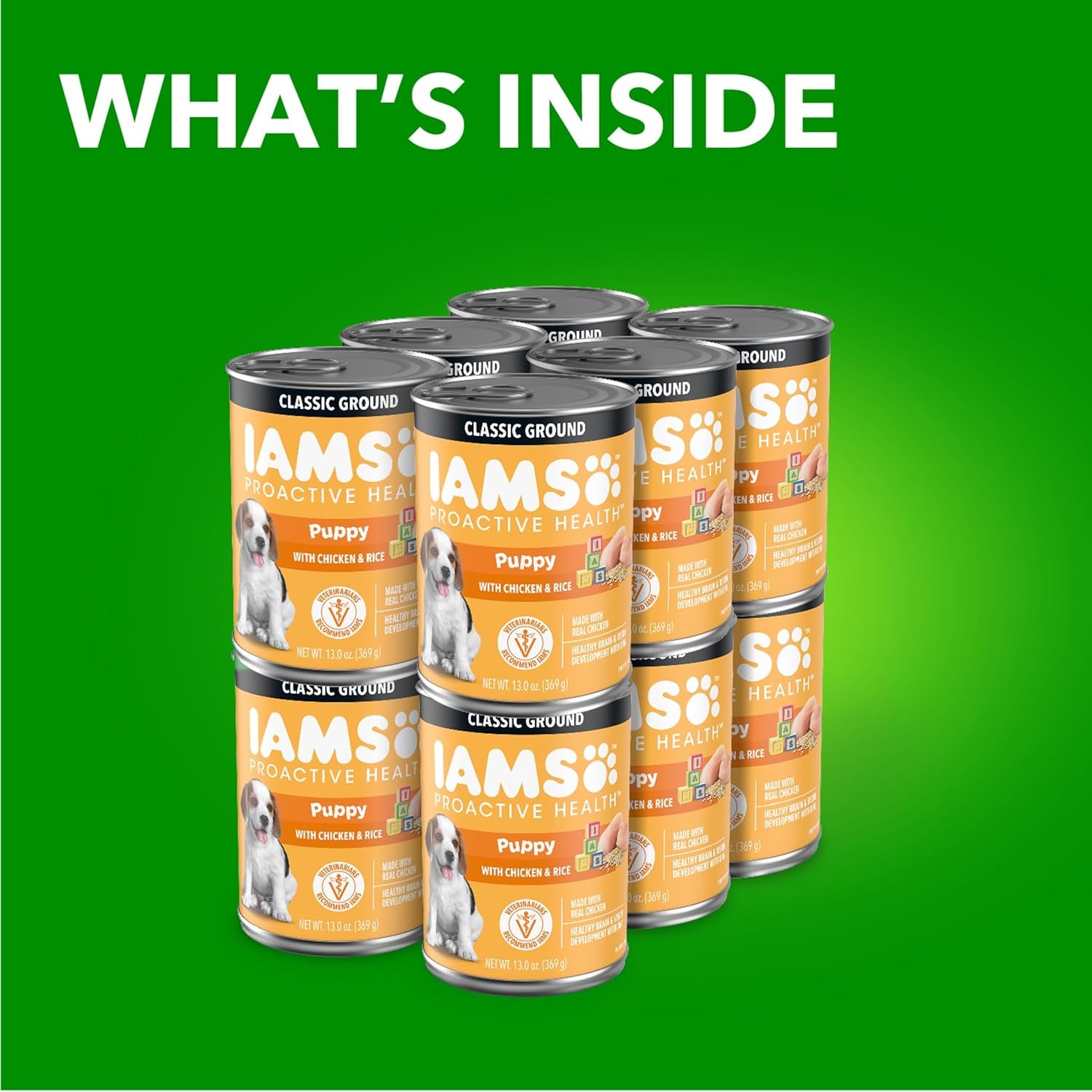 iams-proactive-health-puppy-wet-dog-food-chicken-13-oz-12-pack-real-chicken-omega-3-dha-for-brain-vision-omega-6-for-skin-coat-no-fillers-or-artificial-flavors-puppies-1-12-months