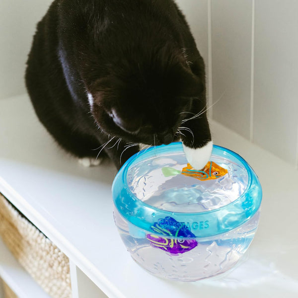 Catstages Meow-Smerizing Fish Electronic Cat Toys, 2Pk, Replacement Pack for Meow-Smerizing Fish Bowl, Multicolored8