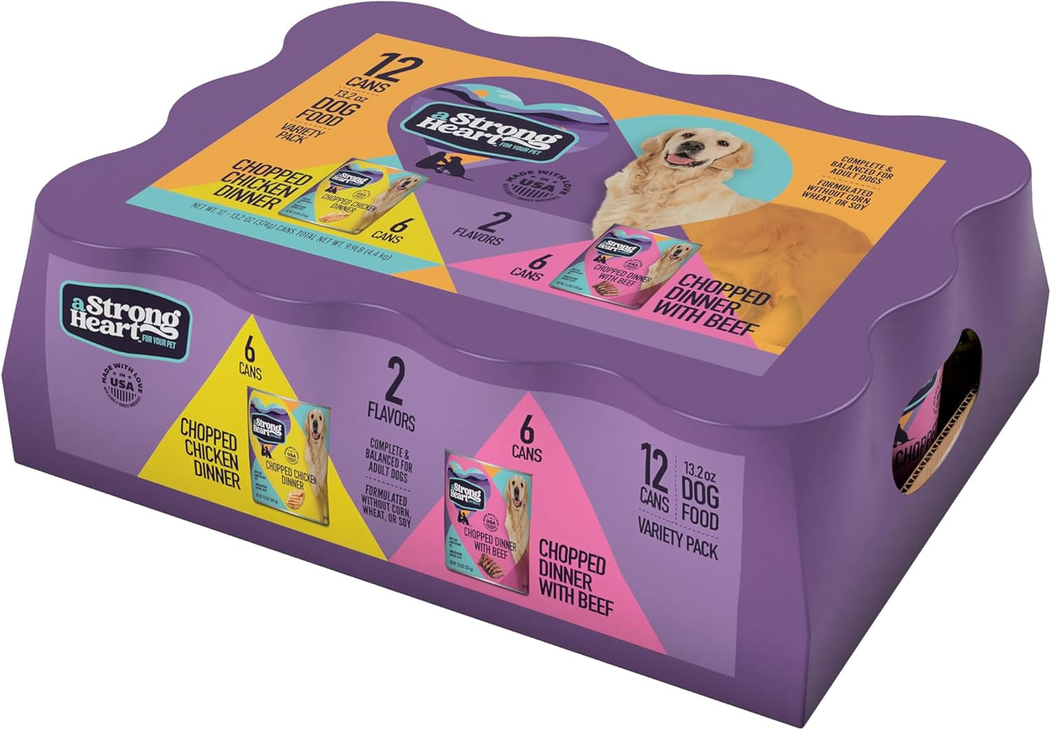 a-strong-heart-wet-dog-food-cuts-in-gravy-with-beef-13-2-oz-cans-pack-of-12-complete-balanced-all-life-stages-made-in-usa