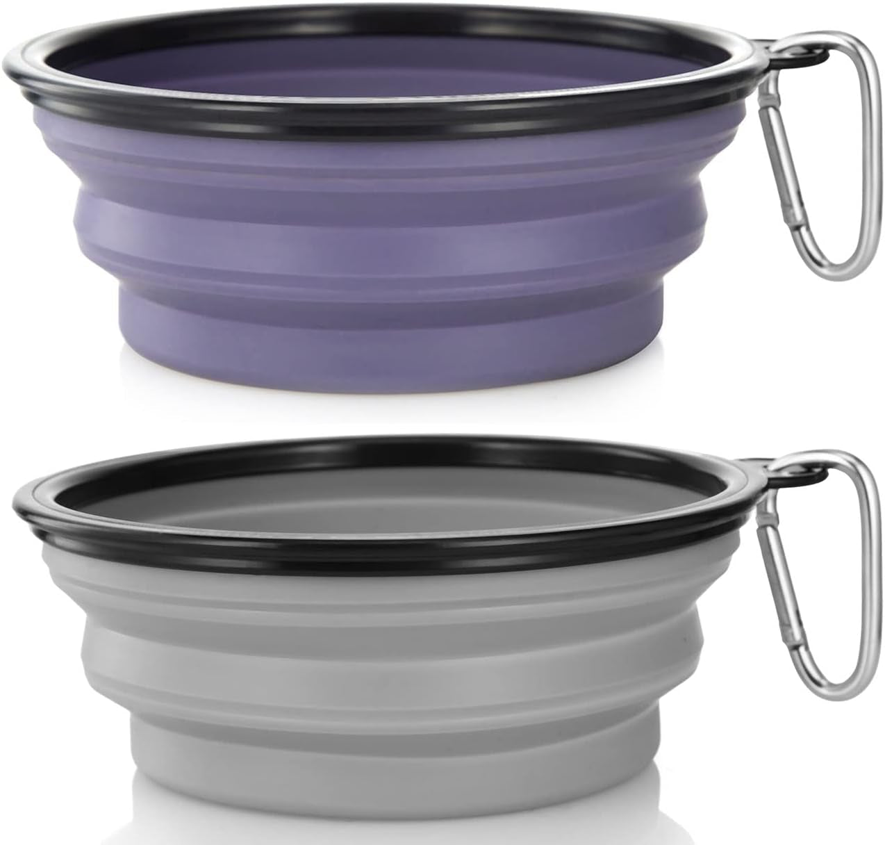 large-dog-bowl-pet-collapsible-bowls-2-pack-collapsible-dog-water-bowls-for-cats-dogs-portable-pet-feeding-watering-dish-for-walking-parking-traveling-with-2-carabiners-large-black-black