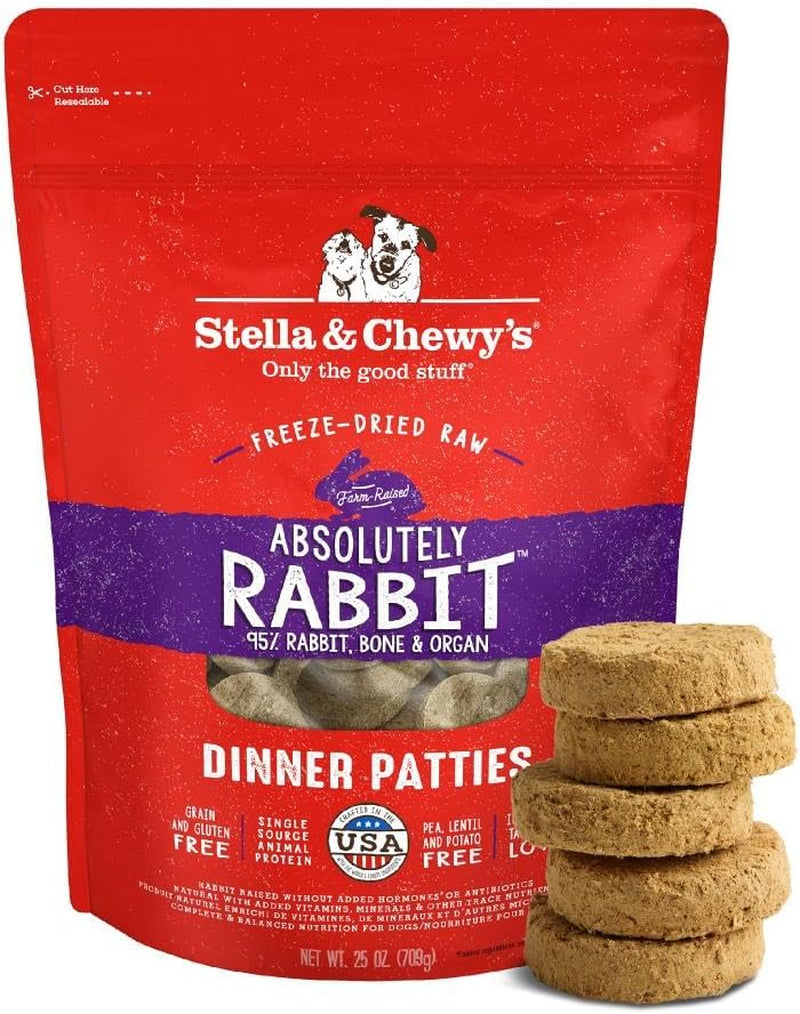 stella-chewys-freeze-dried-raw-dinner-patties-beef-recipe-high-protein-grain-free-puppy-dog-food-perfect-for-picky-eaters-25-oz