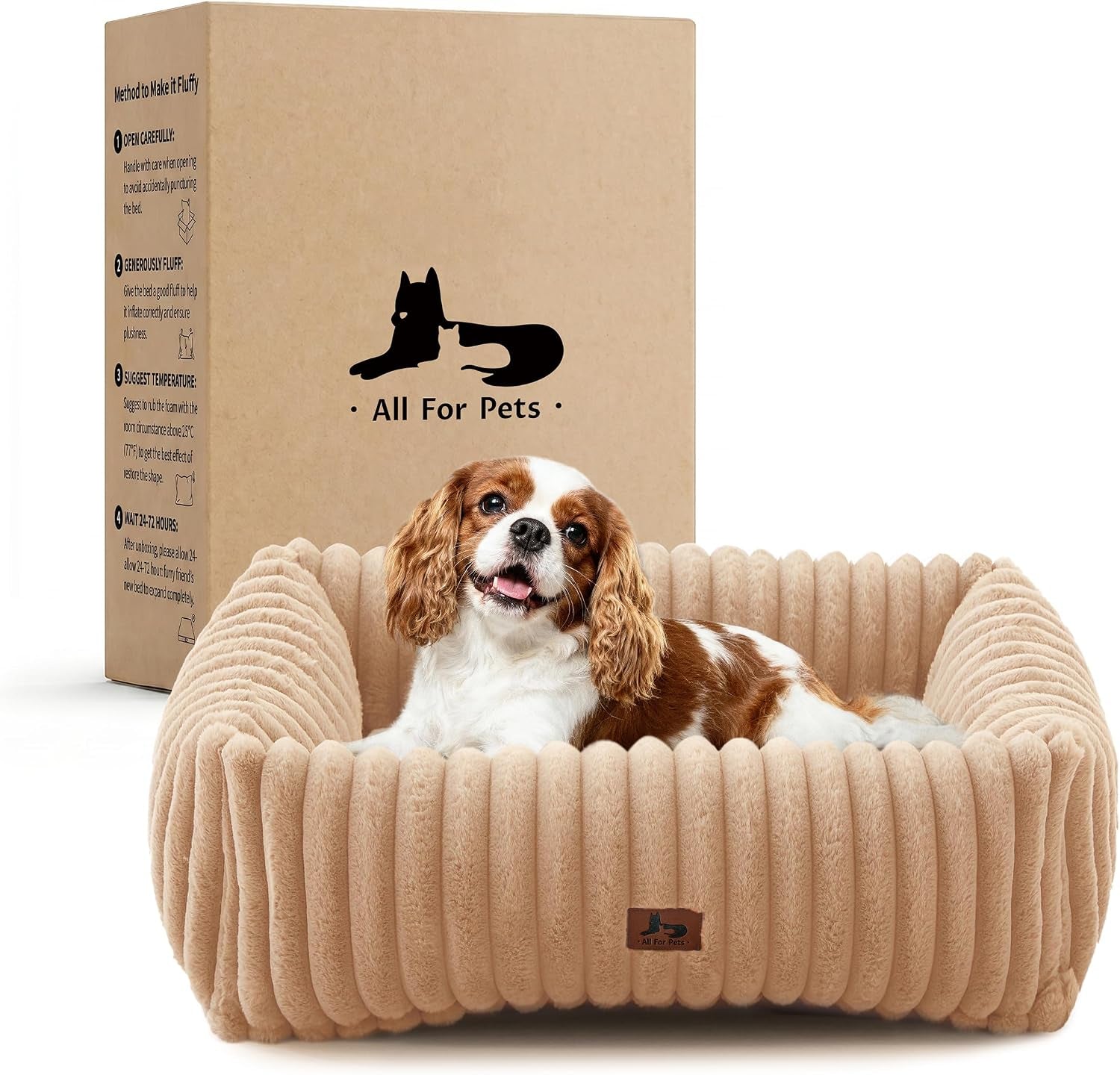 cute-dog-bed-for-small-dogs-cats-washable-fluffy-cat-beds-for-indoor-cats-rectangle-orthopedic-memory-foam-puppy-beds-with-anti-slip-bottom-20-x19-x-7-inches-cream20x19x6inchs