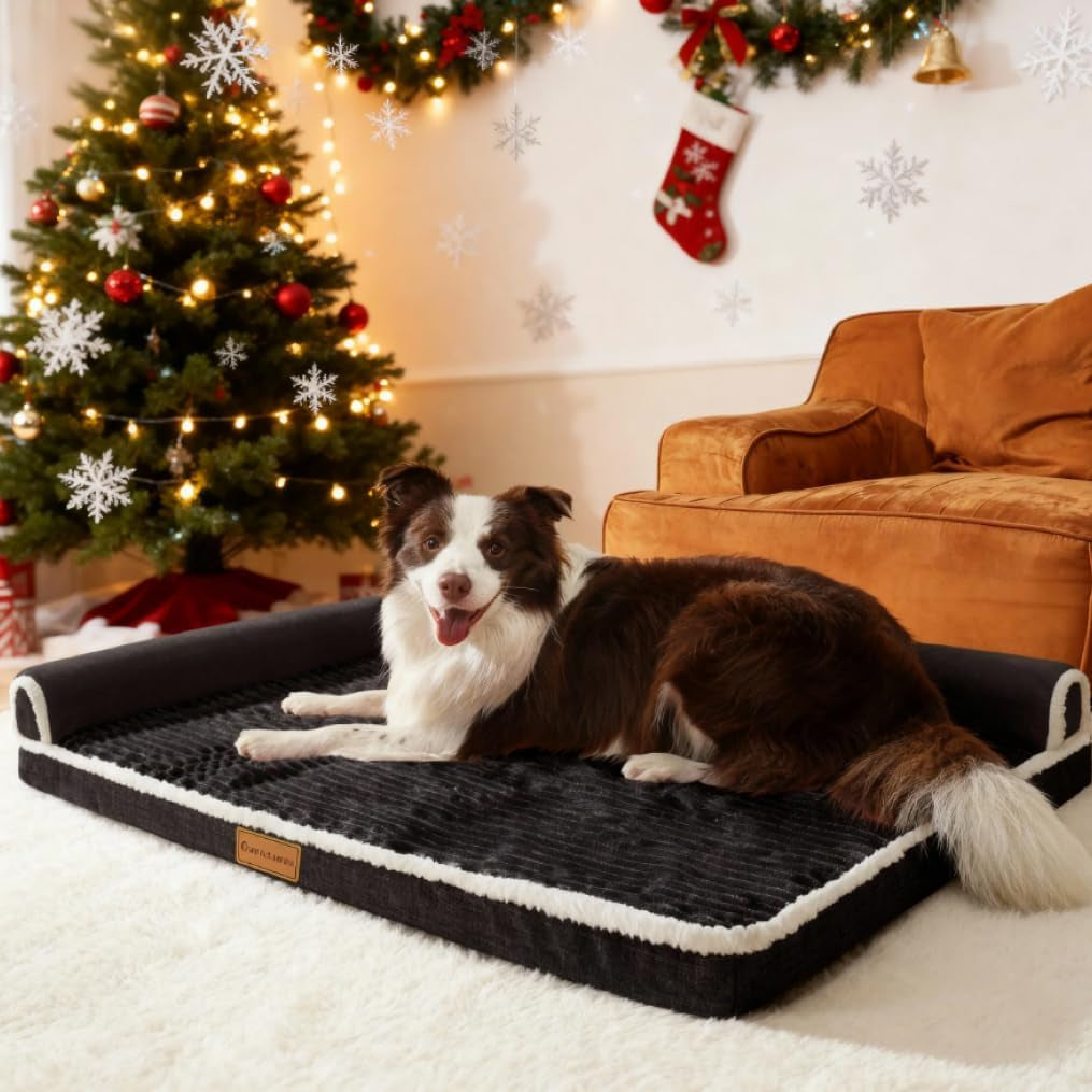 patas-lague-orthopedic-dog-bed-large-sized-dog-36x24-waterproof-comfortable-l-bolster-medium-non-slip-soft-warm-pet-crate-bed-sleep-sofa-mat-with-removable-washable-cover-black
