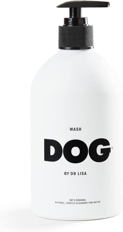 DOG by Dr. Lisa - Wash - Natural Dog Gentle Cleanser - for Baths, Showers - Plant-Based Essential Oils - Vegan - 16.9Oz1