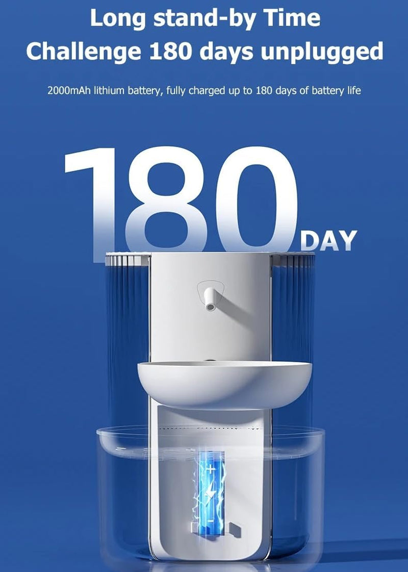 filterless-cat-water-fountain-3-5l-118oz-wastewater-separation-no-filter-stainless-steel-bowl-quiet-pet-water-fountain-for-cats-dogs-dispenser-wireless-automatic-water-fountains