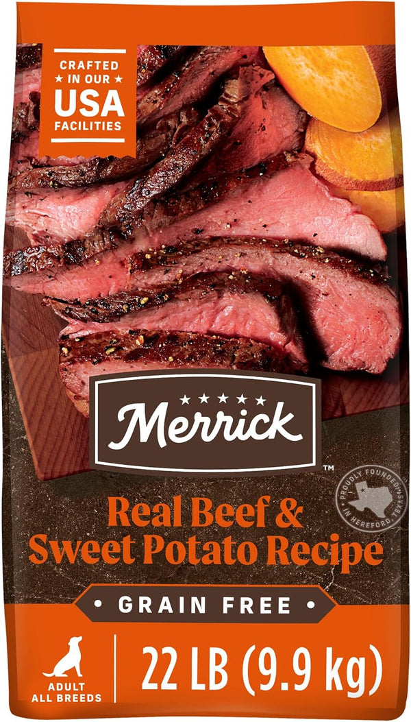 Merrick Premium Grain Free Dry Adult Dog Food, 22 Lb Bag1