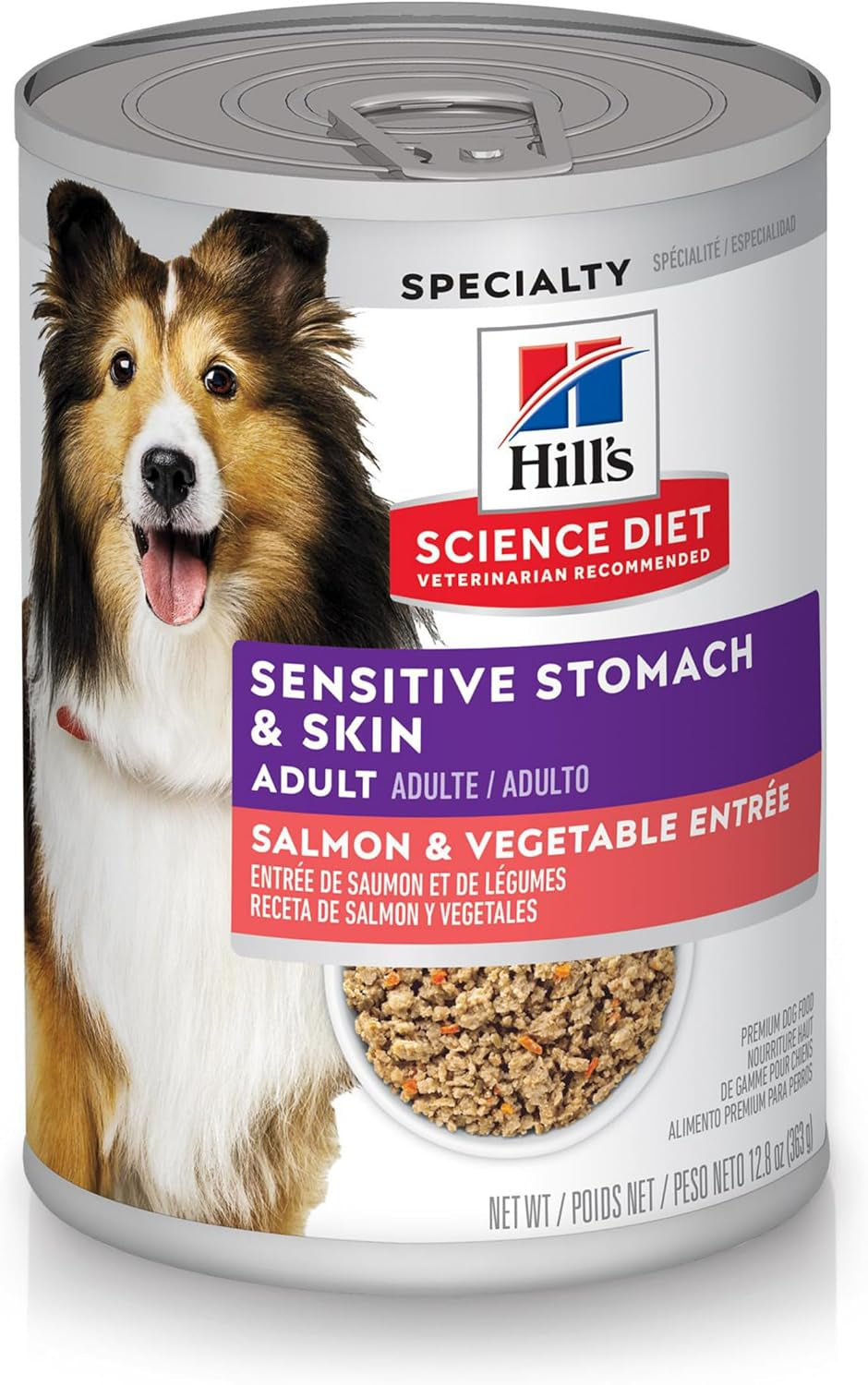 hills-science-diet-sensitive-stomach-skin-wet-dog-food-1-veterinarian-recommended-adult-formula-turkey-rice-12-5-oz-cans-12-pack
