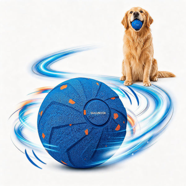 Interactive Dog Ball Toy for Small Medium Dogs – Automatic Rolling, Bouncing & Moving Dog Toy with LED Lights, 2-In-1 Fetch Toy, Durable E-TPU, USB Rechargeable (2.8” Blue)11
