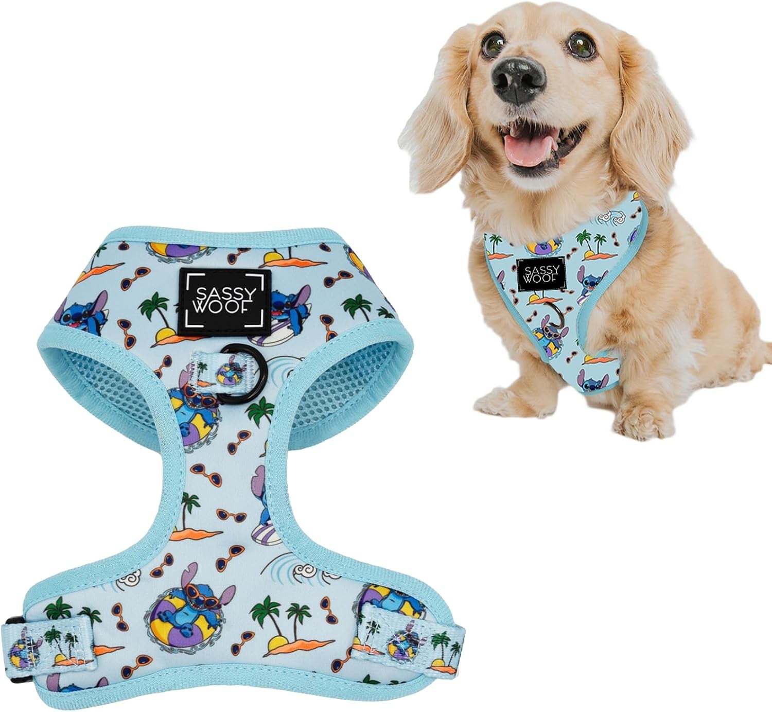 sassy-woof-dog-adjustable-harness-disney-stitch-x-small
