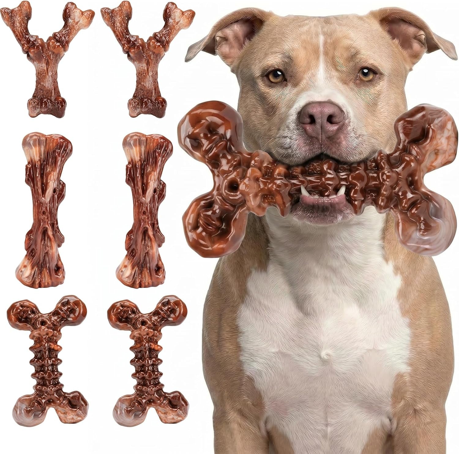 kseroo-3-pack-indestructible-dog-chew-toys-for-aggressive-chewers-25-90lbs-bacon-flavored-rock-hard-solid-nylon-dog-bones-for-medium-large-breeds-keeps-them-busy-dental-textured-long-lasting-xl