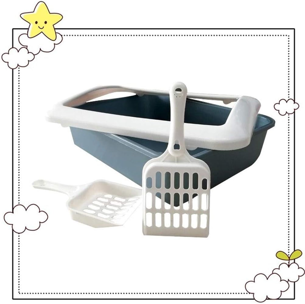 dog-potty-training-toilet-semi-enclosed-cat-toilet-open-litter-pot-urinal-small-pet-suppliesblue