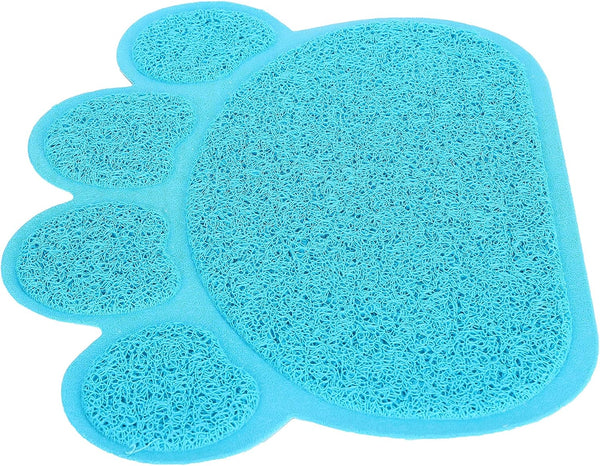 Cat Litter Tray, PVC Dog Mat Antislip Shape Pet Puppy Non Slip Box Liners Feeding Bowl Placemat Supplies for Cats and Dogs (Claw Shape)10