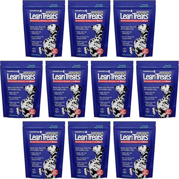 Covetrus Nutrisential Lean Treats for Dogs - Small, Medium & Large Dogs (K9) - Nutritional Low Fat, Bite-Size - Soft Chicken Flavor - Chicken Flavor - 3 Pack - 4Oz8