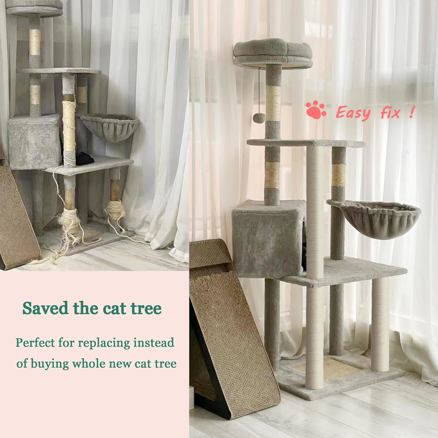 cat-scratching-post-replacement-pole-2-pcs-15-7in-cat-tree-replacement-post-natural-sisal-cat-tree-replacement-parts-with-m8-screws-cat-scratch-post-for-refurbishment-15-7in-40cm