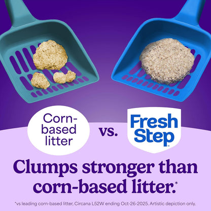 Fresh Step Clean Paws Multi Cat Clumping Litter with Febreze Freshness, Ammonia Block Technology, Low Tracking, 22 Lb. Box6