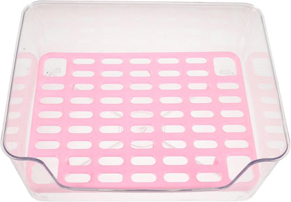 Alipis Acrylic Raised Cat Litter Box Medium with Anti-Splash Design, Puppy and Kitten Toilet Potty for Indoor Pet Housebreaking1