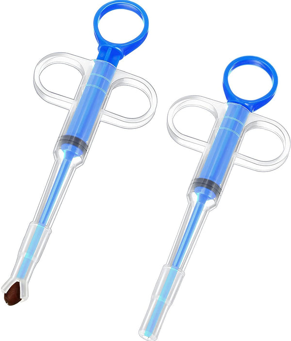 2 Pcs Pet Pill Plunger Popper for Small Cats Dogs,Red10
