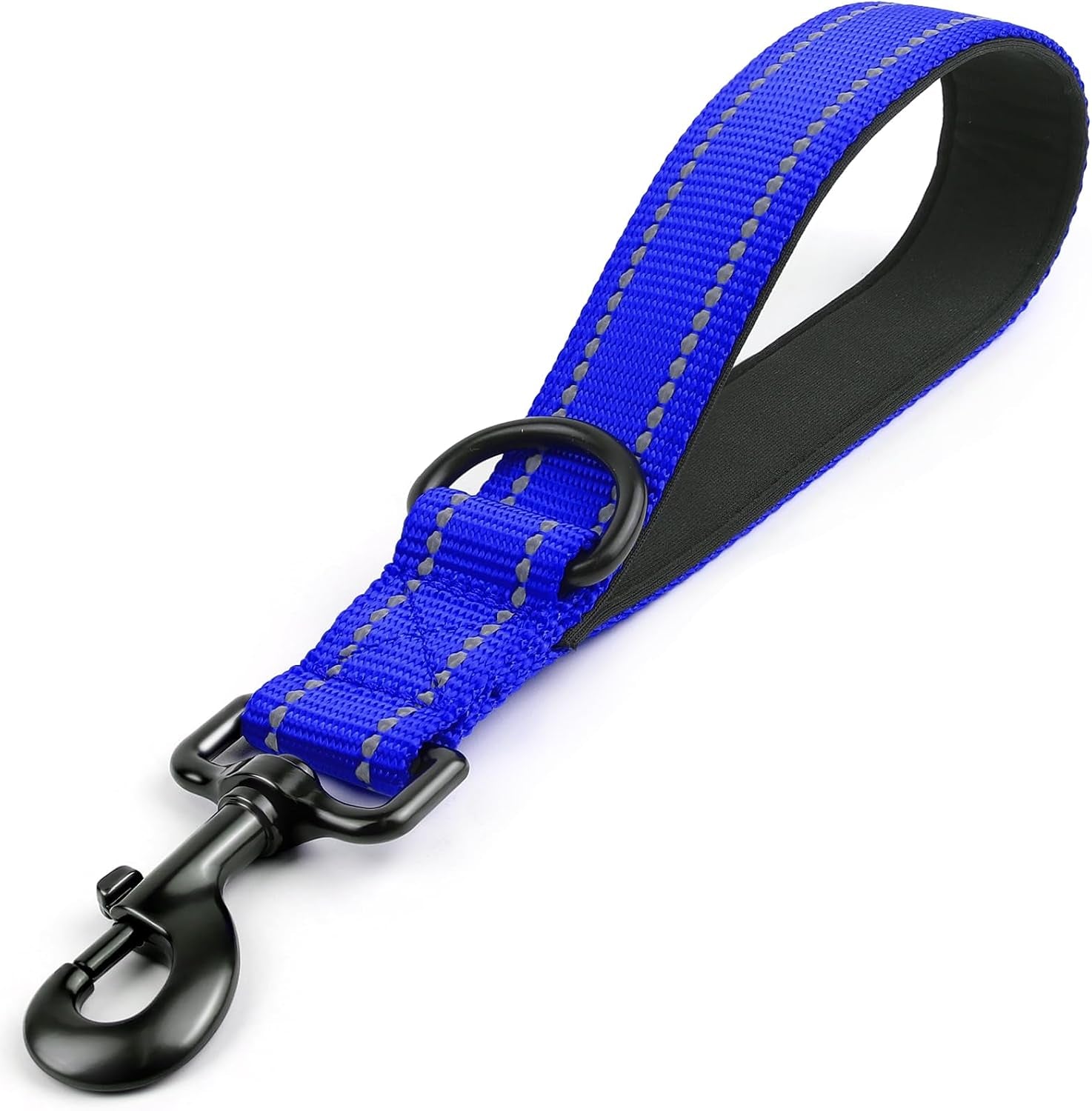 joytale-short-dog-leash-for-close-control-training-18-black-padded-comfort-handle-reinforced-nylon-webbing-secure-metal-clip-for-busy-streets-heel-training