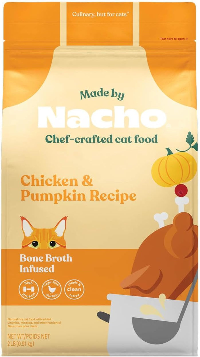made-by-nacho-dry-cat-kibble-4lb-bag-high-protein-and-grain-friendly-premium-cat-food-cage-free-chicken-pumpkin-recipe-infused-with-bone-broth-for-hydration-limited-ingredients-single-bag