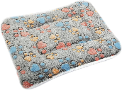 Small Animal Bed Mat, Soft & Warm, Suitable for Guinea Pig, Hamster, Rabbit, Rat and Bearded Dragon (X-Large(13.3''X9.4''), Star Grey)12