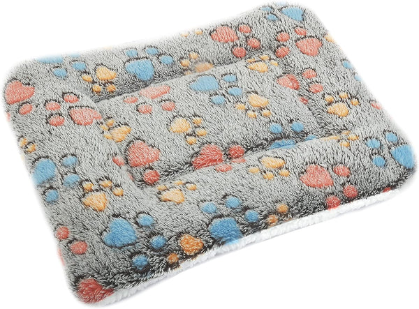 Small Animal Bed Mat, Soft & Warm, Suitable for Guinea Pig, Hamster, Rabbit, Rat and Bearded Dragon (X-Large(13.3''X9.4''), Star Grey)12