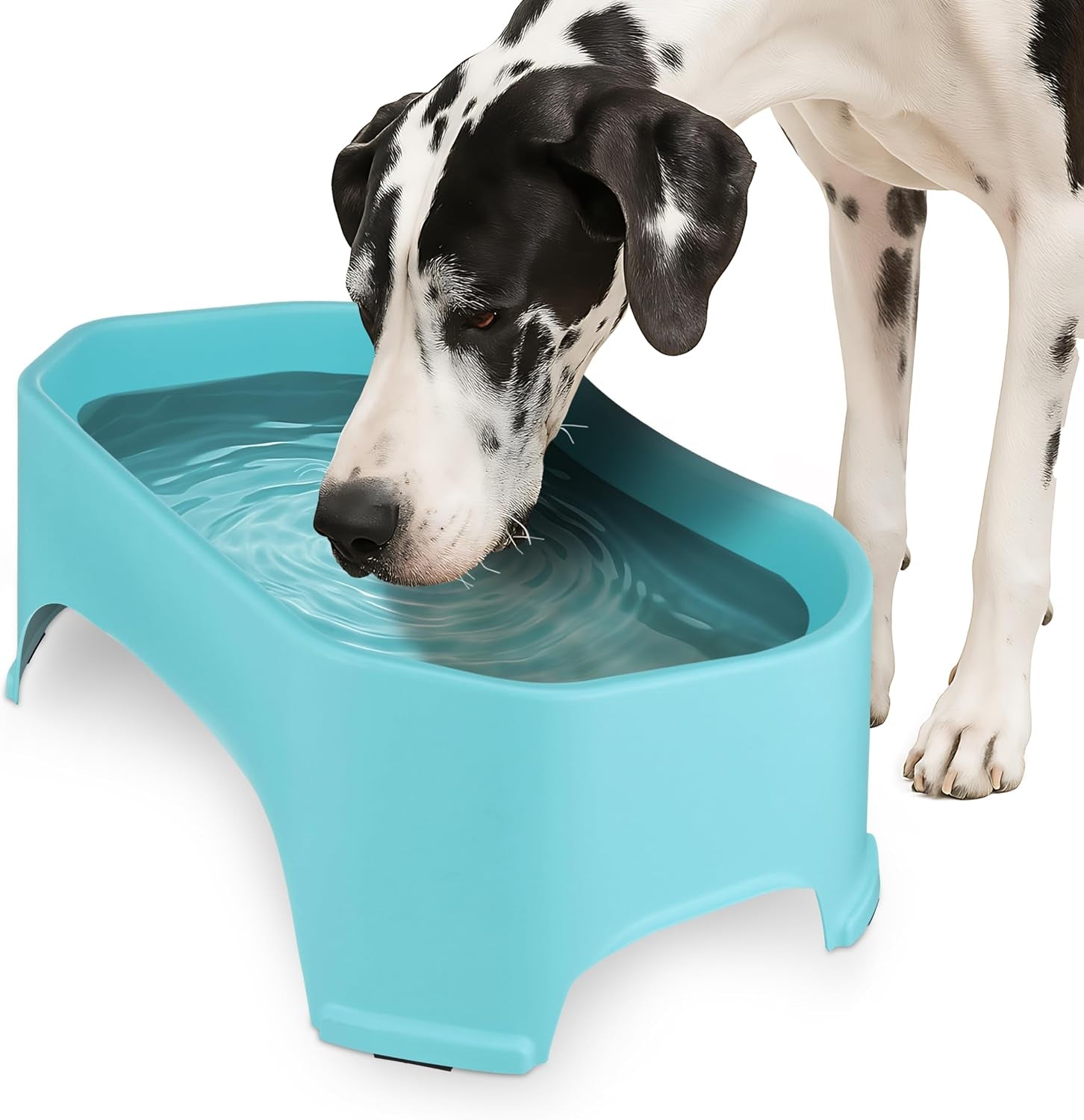neater-pet-brands-extra-large-water-bowl-for-dogs-outdoor-dog-water-bowl-1-25-gallon-xl-capacity-big-trough-style-food-dish-for-indoors-or-outside-no-spill-large-dog-bowls-gunmetal-grey