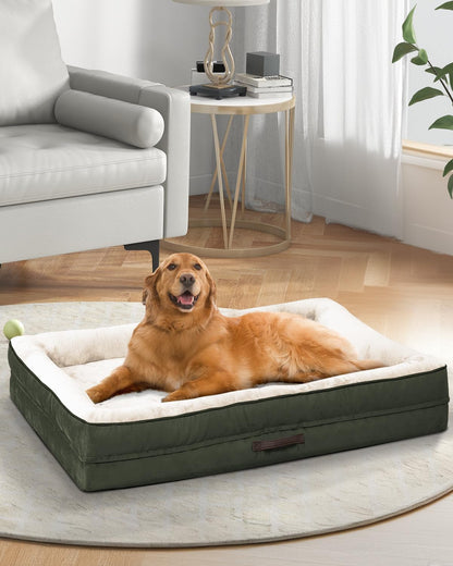Upvilla Orthopedic Dog Bed XL, Four-Sided Dog Sofa, Washable Cover, Gray14