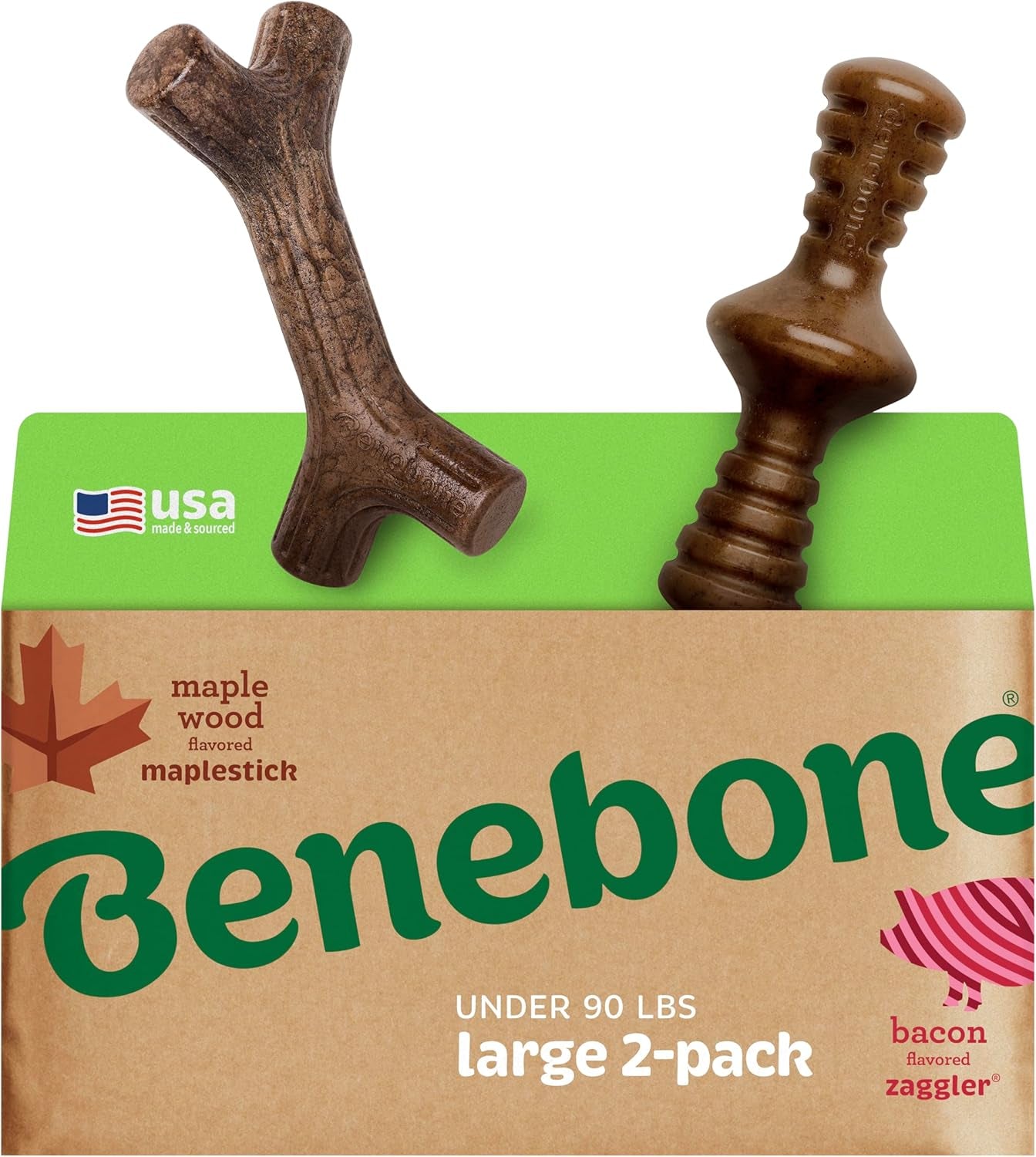 benebone-small-4-pack-dog-toys-for-aggressive-chewers-under-30-lbs
