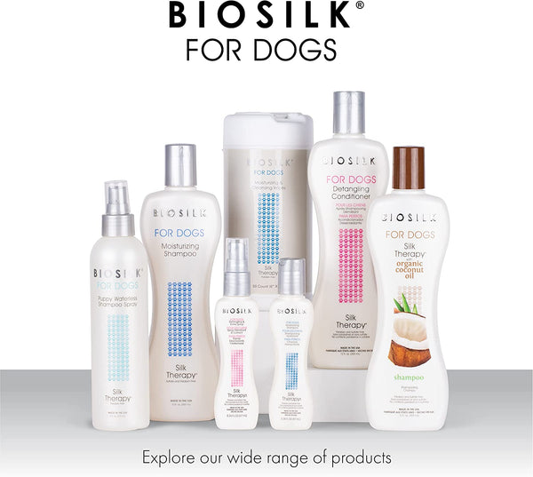 Biosilk for Dogs Silk Therapy Dog Detangling Conditioner, Dog Coat Conditioner to Help Smooth Knots and Tangles and Support Soft Manageable Coats during Routine Grooming, 12 Fl Oz | Smooths Knots and Tangles for Soft, Manageable Coats, Supports Routine Grooming and Brushing6
